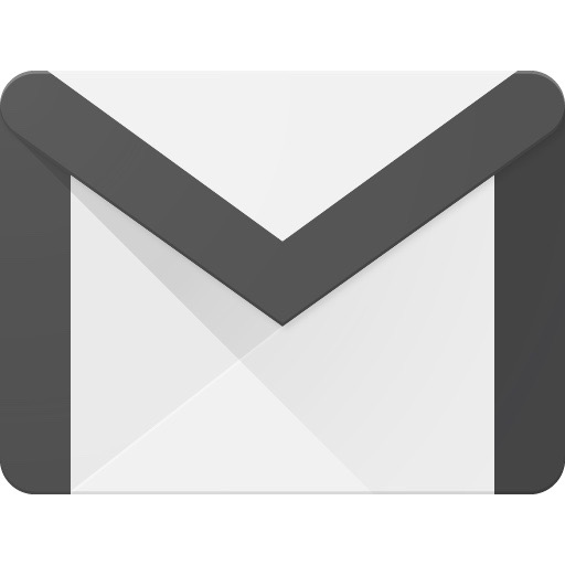 Gmail Logo Black and White